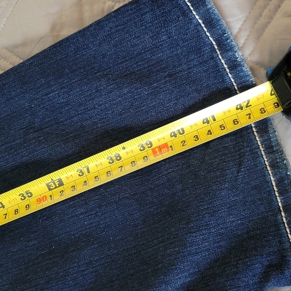 Miss Me Rhinestone Dark Wash Bootcut Jeans - Picture 13 of 16